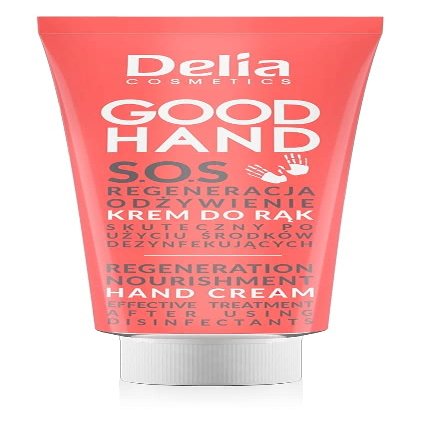 Delia Cosmetics Good Hand S.O.S. Regeneration Nourishment Hand Creams after using disinfectants for Whole Family 75ml