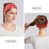 YONUF Boho Headbands For Women Fashion Wide Headband Yoga Workout Head Bands Hair Accessories Elastic Tie Dye Band 6 Pack view 4