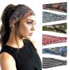 YONUF Boho Headbands For Women Fashion Wide Headband Yoga Workout Head Bands Hair Accessories Band 6 Pack view 1