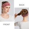 YONUF Boho Headbands For Women Fashion Wide Headband Yoga Workout Head Bands Hair Accessories Band 6 Pack view 4
