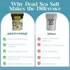 Aromasong Dead Sea Salt, Fine Grain Bath Salt Soak, 19 Lbs (5 x 19 lb. Bags) Bulk resealable Pack. view 4