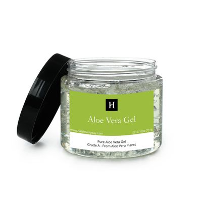 HalalEveryDay | 100% Pure Aloe Vera Gel | After Sun Care Soothe & Hydrate | Sun Burn Relief | Moisturizing | Vegan | 4 oz