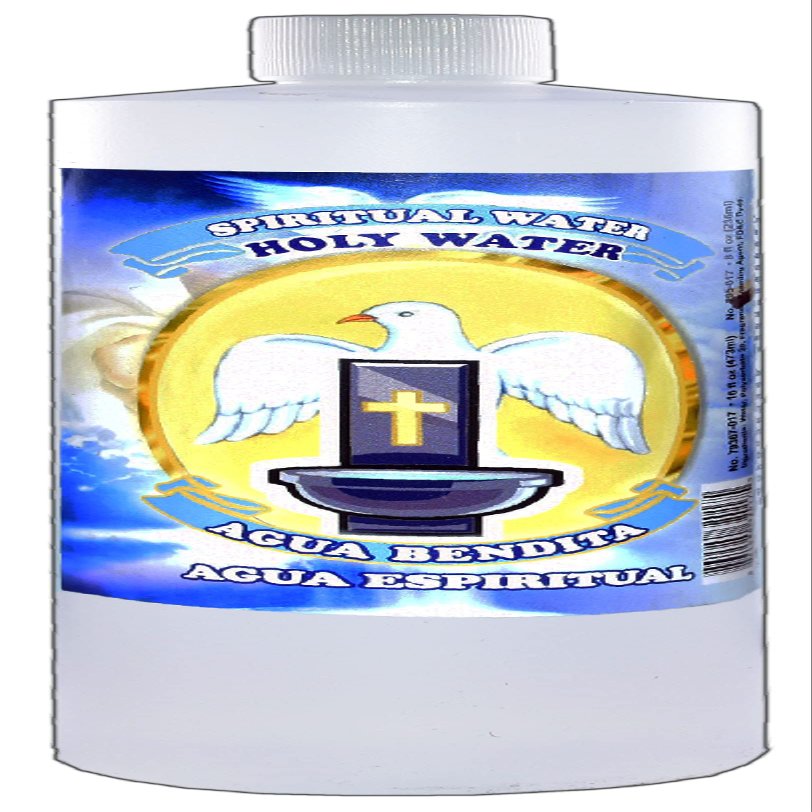 1 BOTTLE HOLY WATER SPIRITUAL WATER- AGUA BENDIGA ESPIRITUAL 16OZ - MAGICK PAGAN
