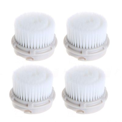 Myra Parker Facial Cleansing Brush Head Replacement, 4Pack, Luxe Cashmere, Deep Pore Cleansing, Sensitive Skin