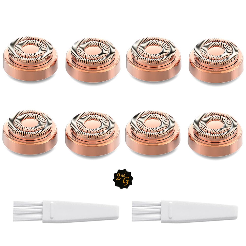 tuokiy Replacement Heads for Flawless Finishing Touch Facial Hair Removal Tool for Women. Just fit Gen 2 Hair Removal Device