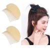 2 PCS Sponge Hair Volume Inserts with Comb and Base - Hair Styling Tools for Women, Black Accessories view 4
