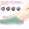 4Pcs gel foot mask gloves moisturizing booties fabric sock moisturizing spa gloves dry feet socks dry skin socks for feet heel Gel Glove dryness foot socks women's vegetable gel view 4