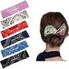 6Pcs French Twist Deft Bun Maker for Women, Magic Donut Hair Shaper Cloth Reusable Hair Clip (Paisy Flower C) view 1