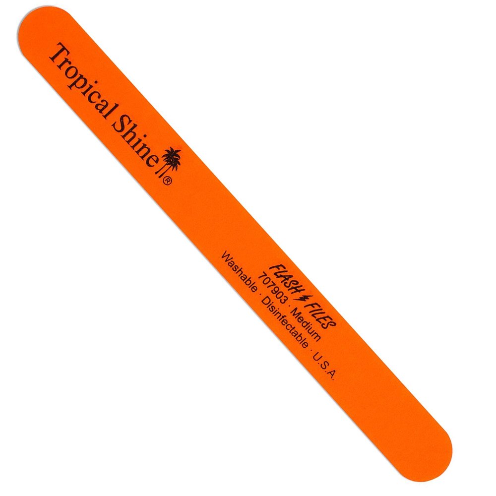 Tropical Shine Orange Flash File (Medium 180)