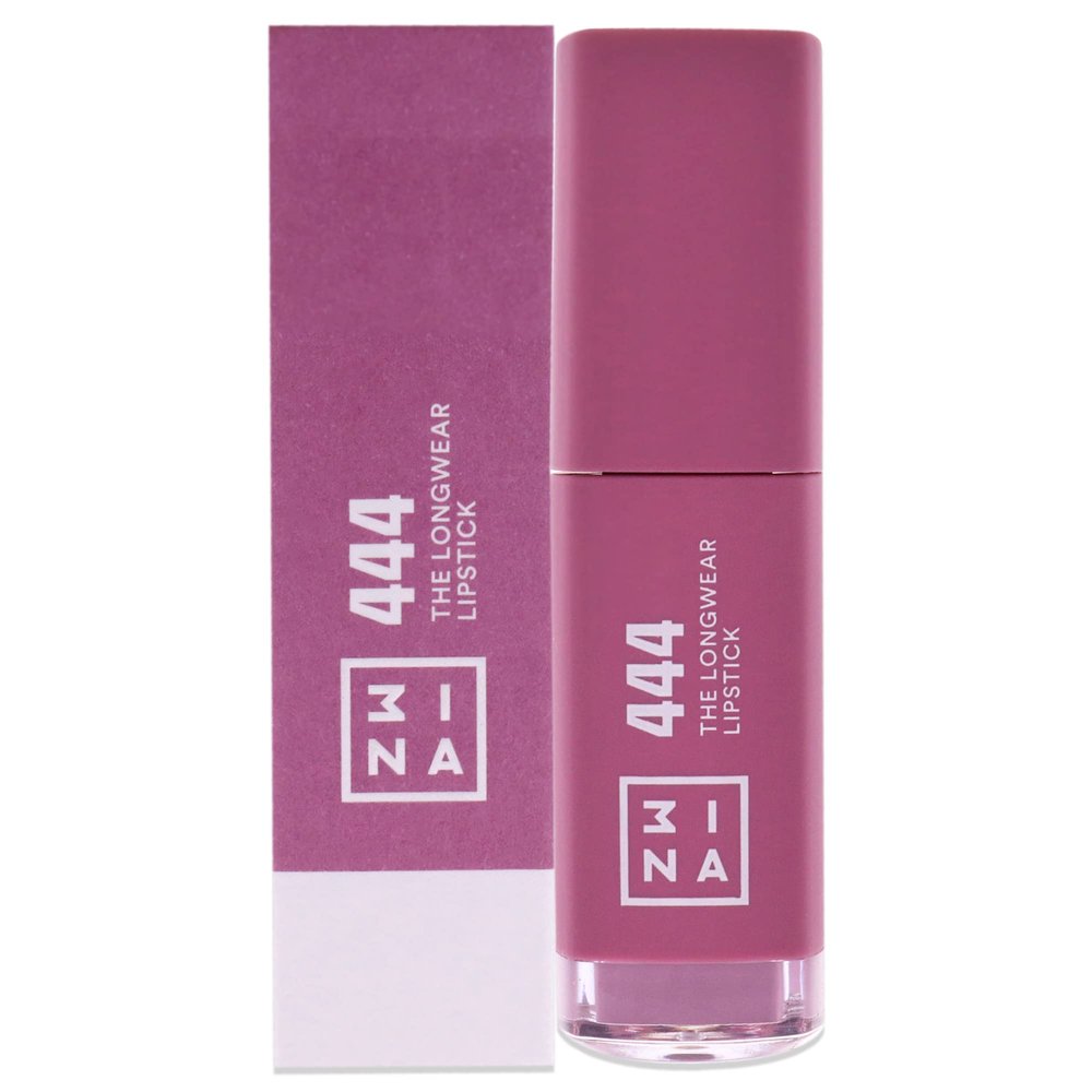 3INA The Longwear Lipstick - Matte Lipstick for Women - Moisturizing with 12-Hour Long Wear - Transfer-Proof and Highly Pigmented - 444-0.23 oz
