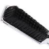 Neck Duster, Soft Bristles Light Weight Antistatic Barber Brush Neck Duster Electroplated Silver Handle for Combing Beard for Sweeping Hair view 3