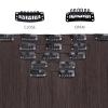 HSPJHTM Dark Brown Hair Extension Clip in Hair Extensions for Women Halloween hair extentions 22" Synthetic Hair Extension 5PCS Long Straight Natural Thick Hair Pieces for Girls Full Head view 4
