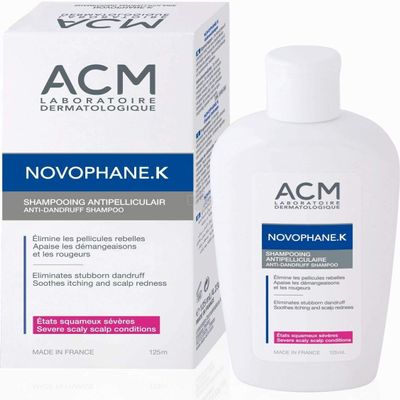 ACM LABORATOIRE DERMATOLOGIQUE NOVOPHANE K ANTI DANDRUFF TREATMENT SHAMPOO 125ML Good for hair Treatment