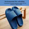 Pillow Sandals Women Massage Shower Bathroom 2021 Summer Non-Slip Quick Drying Open Toe Platform Casual Slippers,Blue-EU42/43Women'sUS10.5-11/Men'sUS8.5-9.5 view 2