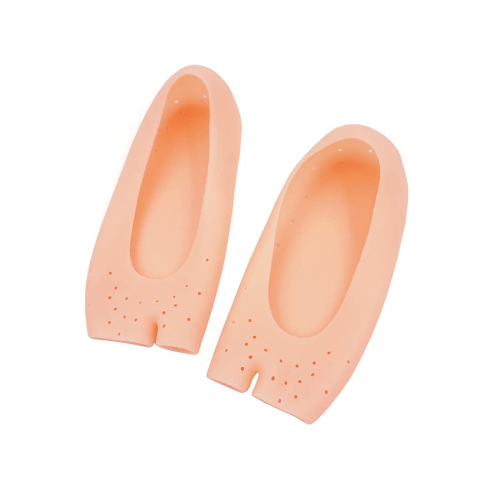 Silicone Moisturizing Socks (Pack of 2 Pairs) All Season Foot Care Protector
