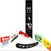Razor Blades Club - ROMAN EMPIRE SHAVING Mars New Straight Razor for Professional Barber with 20 Blades Sampler (Astra-Sharp-Shark-Voskhod) view 1