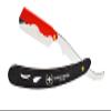 Razor Blades Club - ROMAN EMPIRE SHAVING Mars New Straight Razor for Professional Barber with 20 Blades Sampler (Astra-Sharp-Shark-Voskhod) view 2