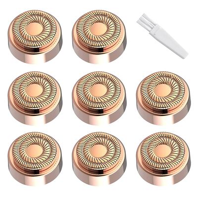 Refill for Flawless Replacement Heads Compatible with Finishing Touch Flawless Facial Hair Removal tool for Women As Seen On TV, 8-pc Pack