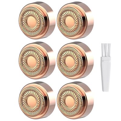 Generation 2 Replacement Heads for Flawless Finishing Touch Hair Removal Tool for Women, Double Ring Blades for Gen 2 Device Old Flawless, 6 Count