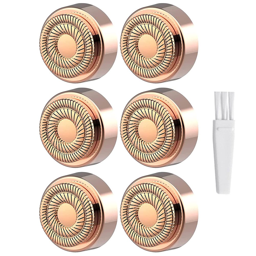 Generation 2 Replacement Heads for Flawless Finishing Touch Hair Removal Tool for Women, Double Ring Blades for Gen 2 Device Old Flawless, 6 Count