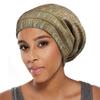 Pretied Satin Lined Head Wrap Women Sisterlocks Accessories Brown view 2