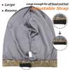 Pretied Satin Lined Head Wrap Women Sisterlocks Accessories Brown view 4