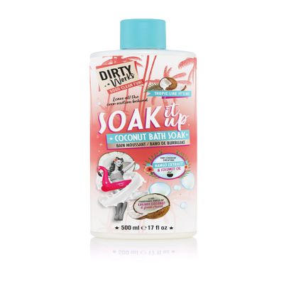 Dirty Works Tropic Like It's Hot Soak It Up Coconut Bath Soak 500ml