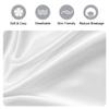 Ciana Luxurious Satin Pillowcase for Hair and Skin, Satin Pillowcase Set-2, 1 Eye Mask, 1 Scrunchie - Luxury Sleep Set, Pillow Case with Envelope Closure (Queen Size, White) view 4