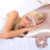 Ciana Luxurious Satin Pillowcase for Hair and Skin, Satin Pillowcase Set-2, 1 Eye Mask, 1 Scrunchie - Luxury Sleep Set, Pillow Case with Envelope Closure (King Size, Rose Gold) view 1