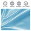 Ciana Luxurious Satin Pillowcase for Hair and Skin, Satin Pillowcase Set-2, 1 Eye Mask, 1 Scrunchie - Luxury Sleep Set, Pillow Case with Envelope Closure (King Size, Light Blue) view 4
