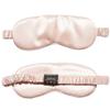 100% Pure Mulberry Silk Handmade Eye Mask with Comfortable and Softest Feeling for Sleeping (Pink) view 1