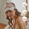 100% Pure Mulberry Silk Handmade Eye Mask with Comfortable and Softest Feeling for Sleeping (Pink) view 2