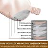 100% Pure Mulberry Silk Handmade Eye Mask with Comfortable and Softest Feeling for Sleeping (Pink) view 4