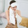 100% Pure Mulberry Silk Handmade Eye Mask with Comfortable and Softest Feeling for Sleeping (White) view 1