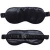 100% Pure 6A Mulberry Silk Handmade Eye Mask with Natural Super Soft 22 Momme Real Silk Sleep Mask Blinddfold (Black) view 1