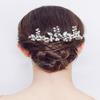 YERTTER 3pcs Wedding Bridal Pearl Hair Pins Set Leaf Crystal Hair Clip Bun Head Pieces for Bride Bridesmaid Flower Girl Wedding Prom Brithday Party (Silver) view 1