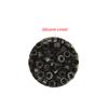 1000 Pcs Silicone Lined Micro Rings Beads 5mm Hair Extentions Beads for I Tip Hair Extensions (Black) view 3