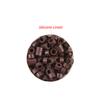 1000 Pcs Silicone Lined Micro Rings Beads 5mm Hair Extentions Beads for I Tip Hair Extensions (Brown) view 3