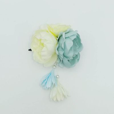 Japanese Hair Clips Kimono Floral Hair Barrettes Retro Hair Accessories Pearl Tassel Hair Pins For Women Girls Headwear Styling Tools,Blue