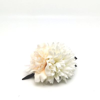 Japan Hair Clips Kimono Hair Barrettes Floral Hair Accessories Summer Festival Fireworks Festival Hair Pins For Women Girls,White