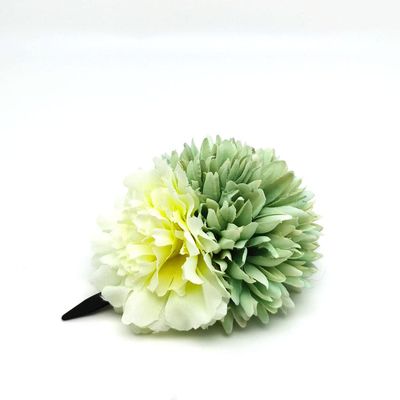 Japan Hair Clips Kimono Hair Barrettes Floral Hair Accessories Summer Festival Fireworks Festival Hair Pins For Women Girls,Green