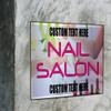 Custom Decal Stickers Multiple Sizes Nail Salon #1 Outdoor Advertising Printing Industrial Vinyl Safety Sign Label Salon & Spa Personalized Text Here 24x18Inches view 4