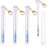 4pcs Tube Mascara Brush Makeup Brush Wands Eyebrow Brush Tube Eyelash Applicator Lash Brow Comb Eyelash Comb Eyelash Tube Eyelash Brush Eyebrow Brush Wands view 1