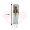 (10 Pieces) 60ml Foaming Pump Bottles Plastic Dispenser | Lash Shampoo, Soap (Rose Gold) view 2