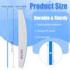 12 PCS Professional Nail File, 240/240 Grit Nail Files for Natural Nails Emery Boards Nail File Doubled Sides Washable Fine Grit Nail File Manicure Tools for Home and Salon Use view 2