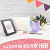 Birthday Gifts for Women-Best Relaxing Spa Gifts Box Basket for Wife Mom Sister Girlfriend Daughter Best Friend Mother-Happy Birthday Gifts for Women -Unique Wine Tumbler Spa Bath Set (Purple) view 2