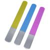 AAProTools Stainless Steel Sapphire Nail File to Clean Your Nail After Cut Or Trim Professional Quality 3 PCS Set (Yellow, Purple & Blue) view 1