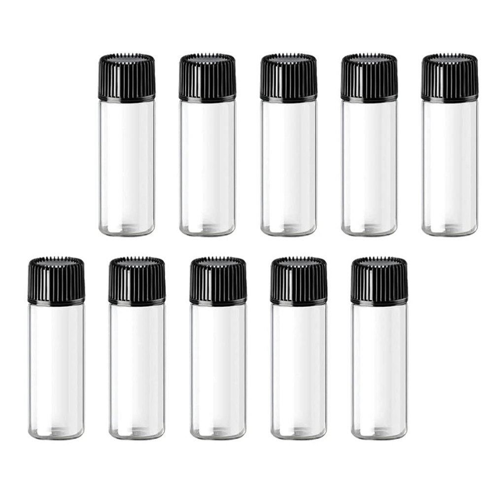 24pcs Transparent Essential Oil Bottle Clear Container Mini Essential Oil Dispenser Mini Dropper Bottles Bottle Makeup Travel Glass Liquid Cosmetic Bottle
