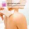20pcs Post Wax Oil Wipes, Wax Remover Wipes Skin Waxing Wipes for Home Salon Facial Body Skin Care After Waxing Finishing Wipes Wax Remover Cleaning Tissues view 3