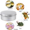 48 Pack Mini Silver Aluminum Storage Jar Containers Refillable Cosmetic Facial Care Cream Bottle with Screw Cap for Cosmetic,Lip Balm, Cream Home Storage10g view 4